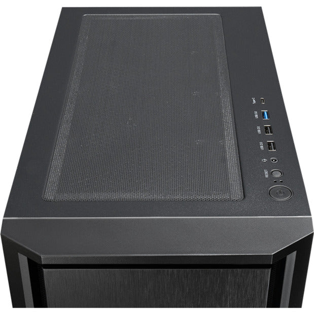 Boîtier tour midi Chieftec pro midi q (noir | 3x USB-A | 1x USB-C)
