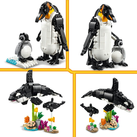 Lego Creator 3en1 Animaux sauvages : famille panda - 31165