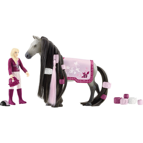 Schleich Horse Club Les beautés de Sofia - Figurine de jeu Sofia Dusty Starter Set (42584)