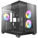 Boîtier tour midi Antec cx800 argb (noir | 2x usb-a | verre trempé)