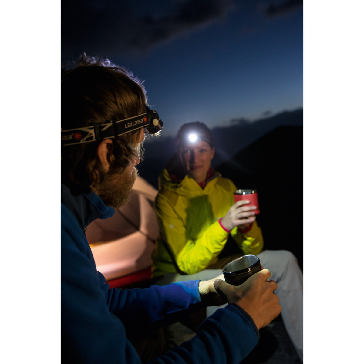 Lampe frontale Ledlenser h14r.2 éclairage LED (850 lm, 6000 - 8000k)