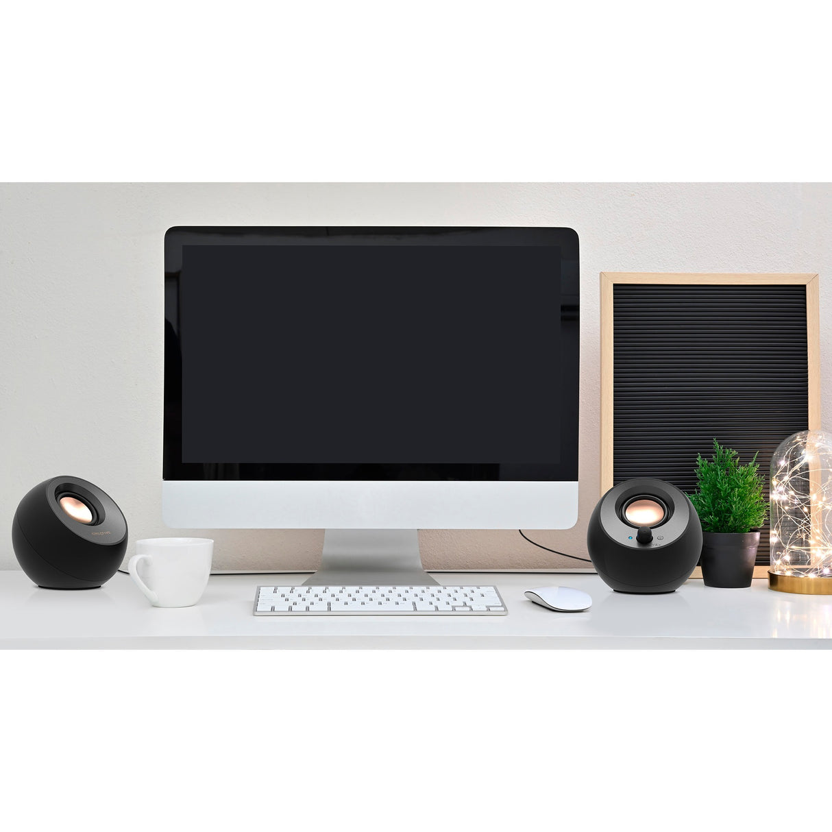 Enceinte PC Creative Pebble V3 (noir, Bluetooth, USB-C, Aux)
