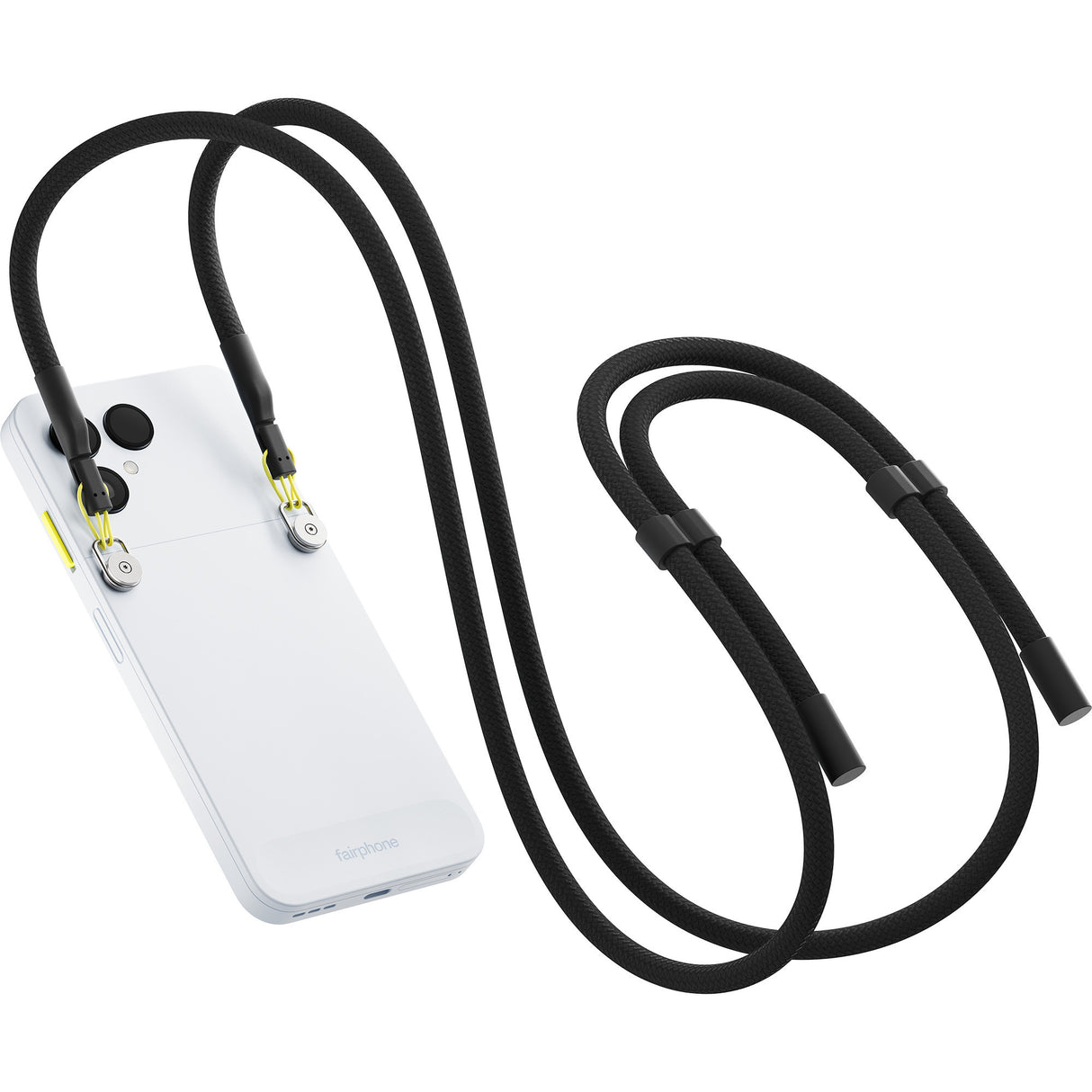 Support pour smartphone avec cordon téléphonique Fairphone (gen. 6) (noir)