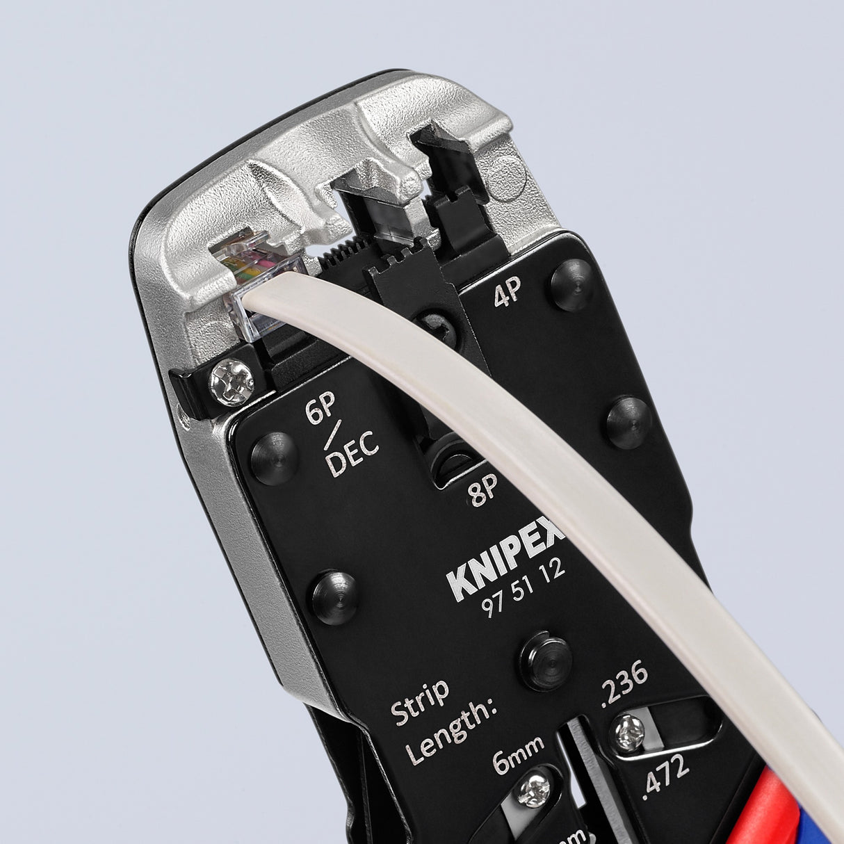 Knipex Krimpang pour les plugs occidentaux 975112