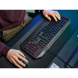 Clavier de jeu Trust GXT 836 EVOCX RGB (noir, disposition américaine (QWERTY), membrane, 100%, RVB)