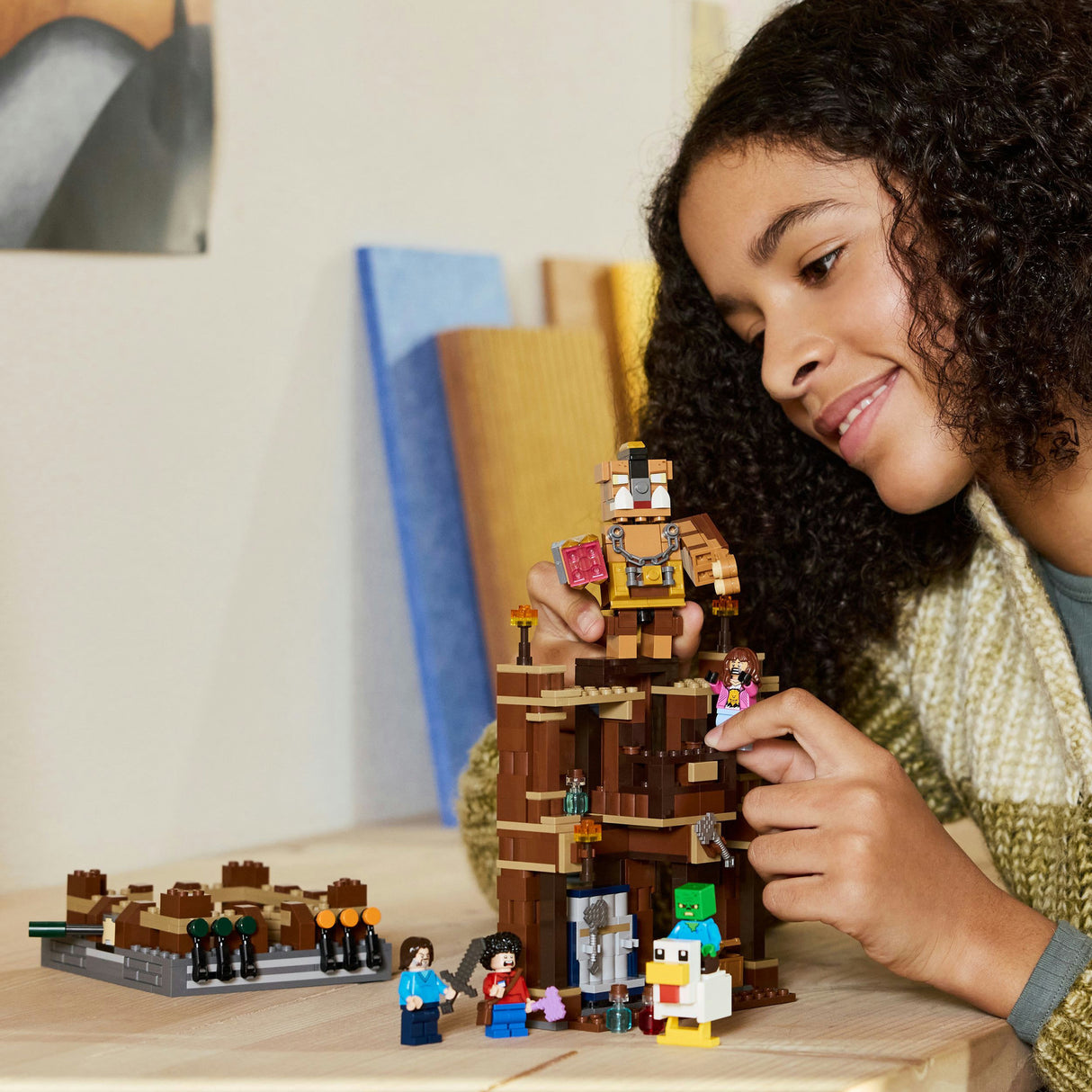 Lego minecraft 21272 l'arène du manoir forestier