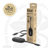 Adaptateur émetteur et récepteur sans fil USB-C vers HDMI Club 3D (noir)