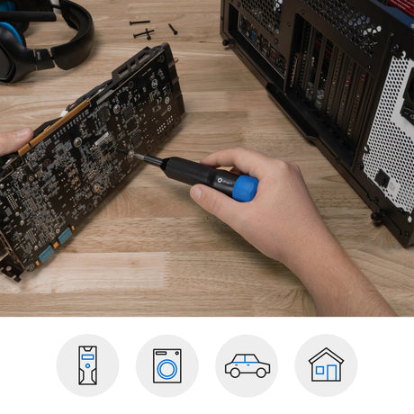 Jeu d'embouts de pilote Ifixit Narwhal 6 en 1 (noir bleu)