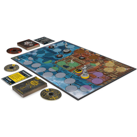 Jeux de gobelins blancs inégalés : jeu de société Cobble Fog (néerlandais, 2 à 4 joueurs, 20 minutes, à partir de 10 ans)