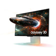 Moniteur de jeu Samsung Odyssey 3D G90XF 27 4K UHD (argent, 2x HDMI, DisplayPort, 2x USB-A, USB-B, 165 Hz)