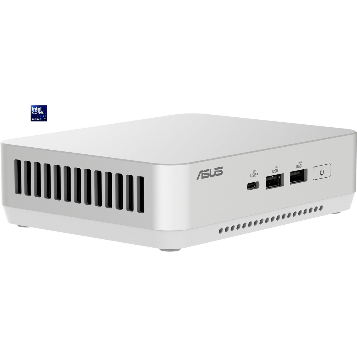 Kit Asus nuc 14 pro+ rnuc14rvsu700002i barebone (blanc argenté | core ultra 7 155h | graphiques arc)
