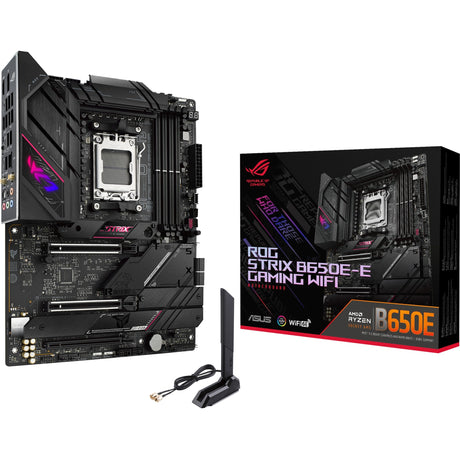 Carte mère Asus ROG Strix B650e-E Gaming Wi-Fi Socket AM5 (Noir, RAID, 2,5 Go-LAN, Wi-Fi 6e, BT, Son, ATX)