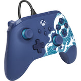 Manette Powera Advantage avec câble pour Xbox Series X|s - Water Wave (bleu azur, Xbox Series X|s, Xbox One, PC)