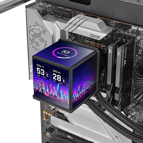 Thermaltake Minecube 360 Ultra Arbb Sync AIO Refroidisseur liquide Refroidissement par eau (Noir)