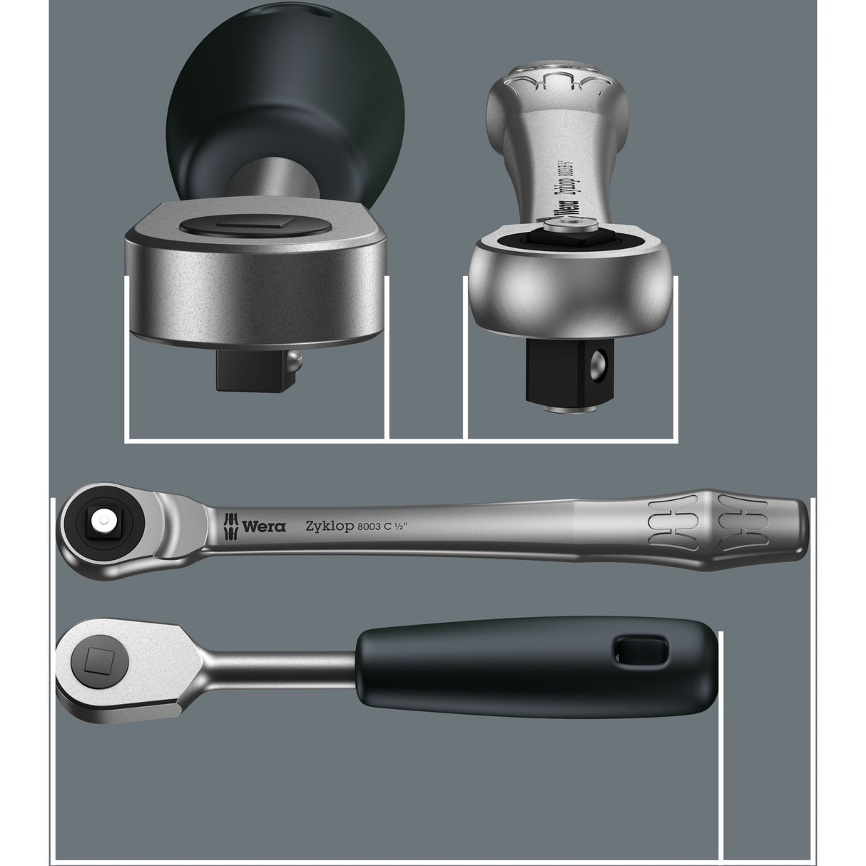 WAA 8100 SC 7 RATTELS MÉTAL ZYKLOP Set avec passager