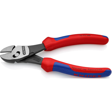 Pince coupante latérale Knipex twinforce 7372180 pince coupante (rouge bleu)