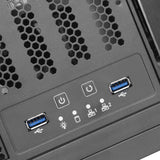 Boîtier rack Silverstone RM41-H08 (noir | 2x USB-A 3.2 (5 Gbit s))
