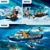 Ship de recherche polaire de la ville de Lego 60368