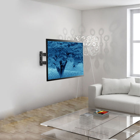 Support mural TV act ac8354 noir 55 pouces