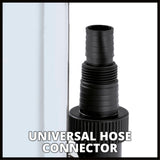Pompe à eau sale Einhell GC-DP 7035 N Eco Plus (acier inoxydable rouge)