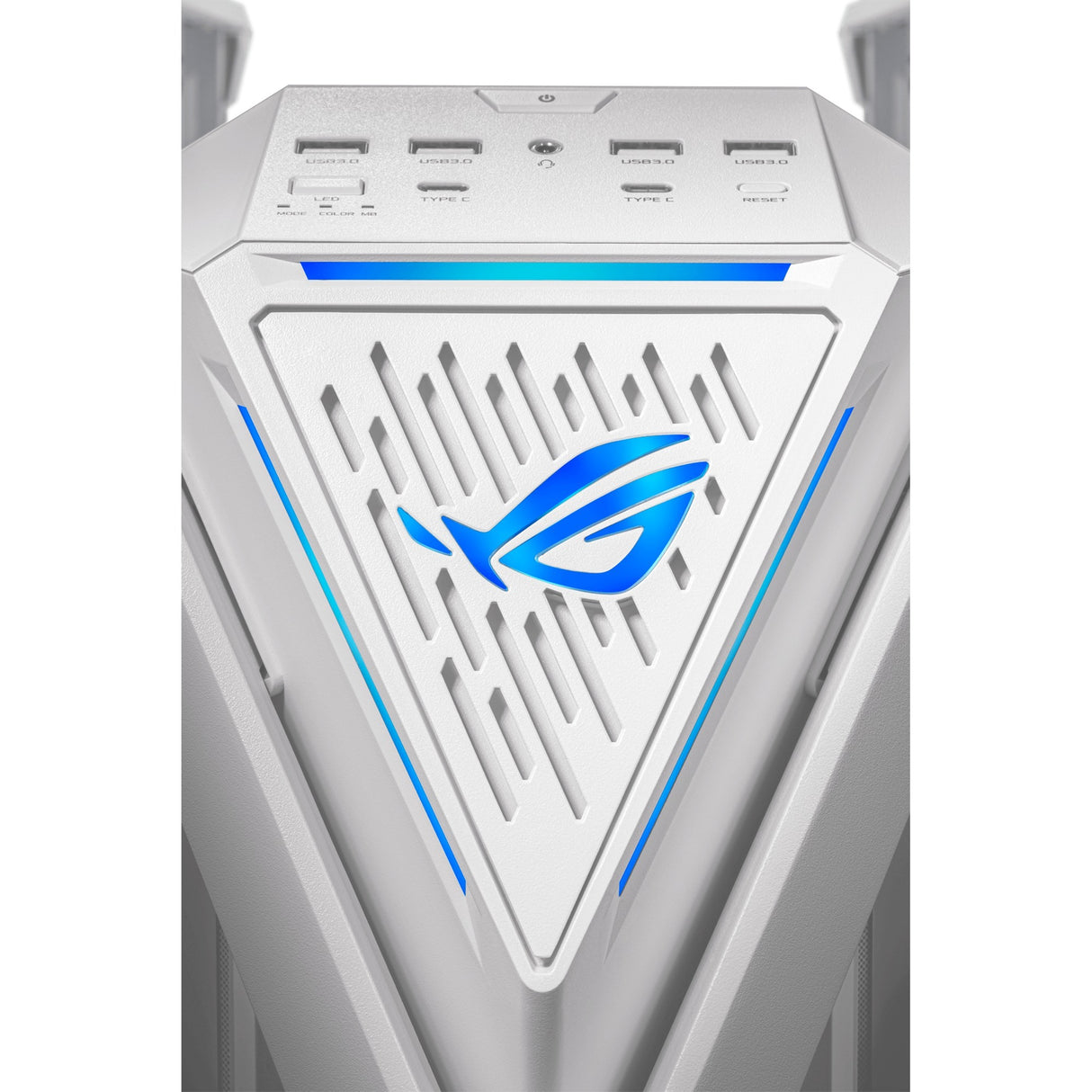 Boîtier grande tour Asus rog hyperion gr701 (blanc | 4x usb-a | 2x usb-c | rgb | verre trempé)