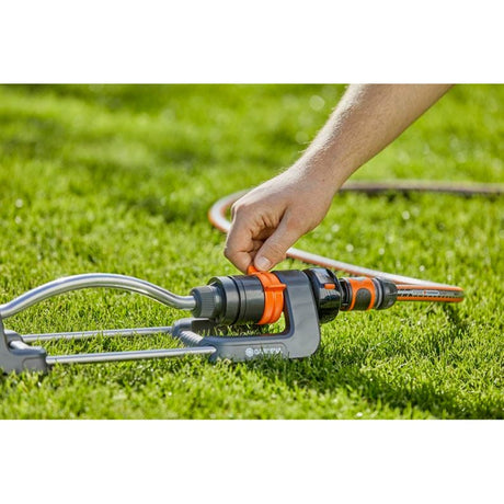 Arroseur oscillant Gardena aquacount (gris orange, 18354-20)