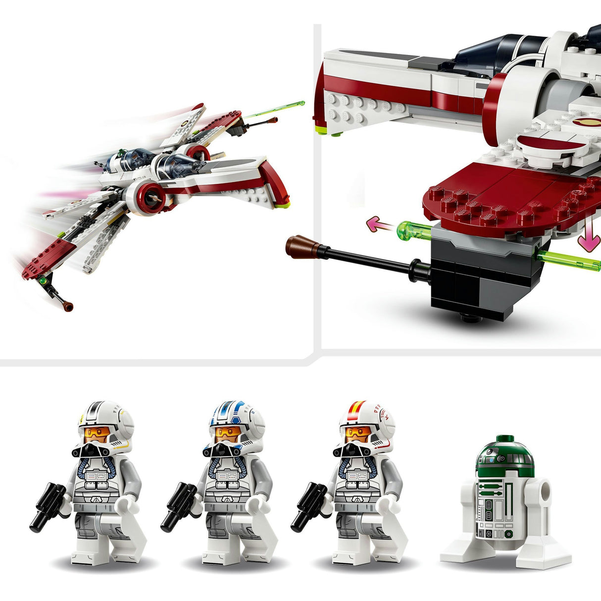 Lego star wars 75402 chasseur arc-170