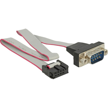 Delock câble rs-232 connecteur de broche série femelle vers câble mâle db9 (gris)