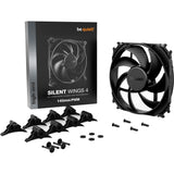 Soyez silencieux! Ventilateur de boîtier Silent Wings 4 PWM (noir, 140 x 140 x 25 mm)