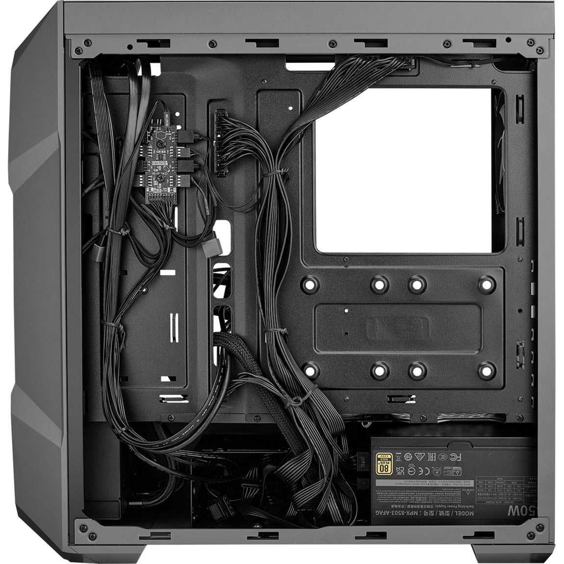 Boîtier tour midi Cooler Master TD500 Max (Gunmetal | 2x USB-A | 1x USB-C | RVB | Verre trempé)