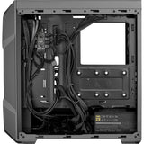 Boîtier tour midi Cooler Master TD500 Max (Gunmetal | 2x USB-A | 1x USB-C | RVB | Verre trempé)