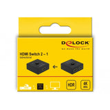 Dellock Dellock HDMI Switch 2 1 Bidirectional 4K 60 Hz