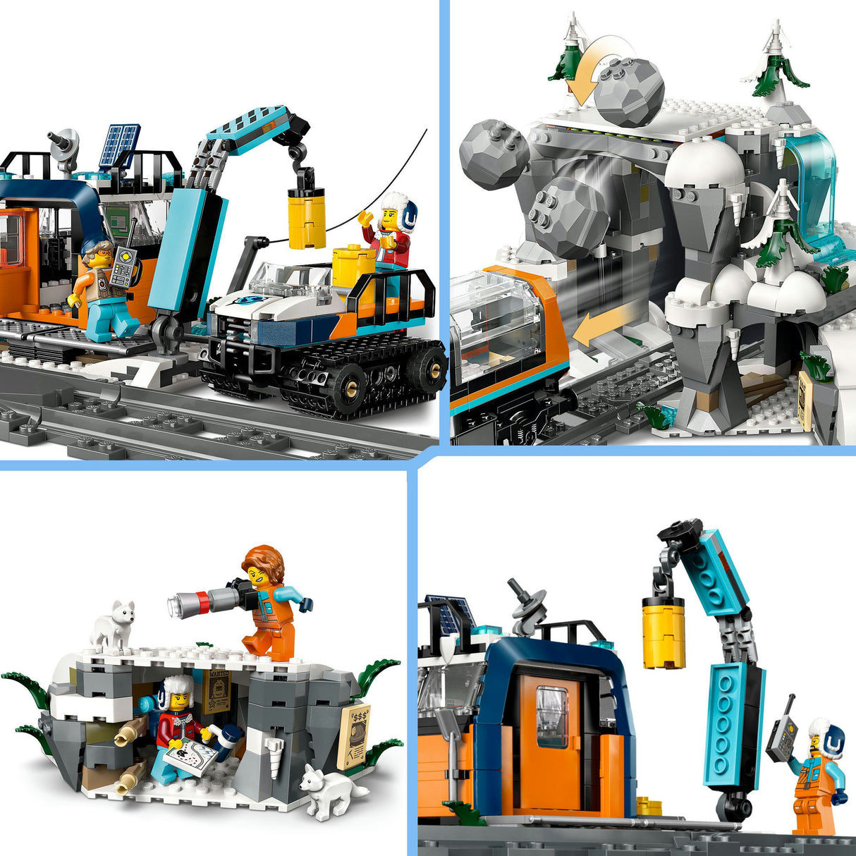 Lego 60470 City Trains Train de recherche au pôle Nord