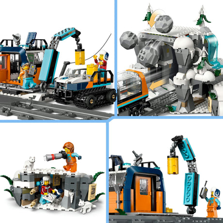 Lego 60470 City Trains Train de recherche au pôle Nord