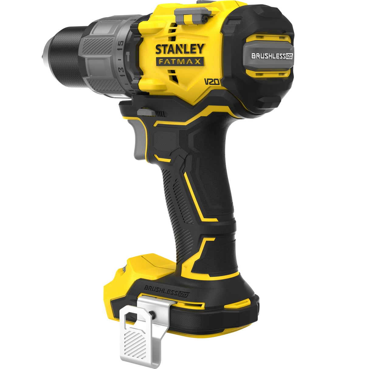 Tournevis sans balais Stanley fatmax v20 18v (jaune noir, batterie et chargeur non inclus)