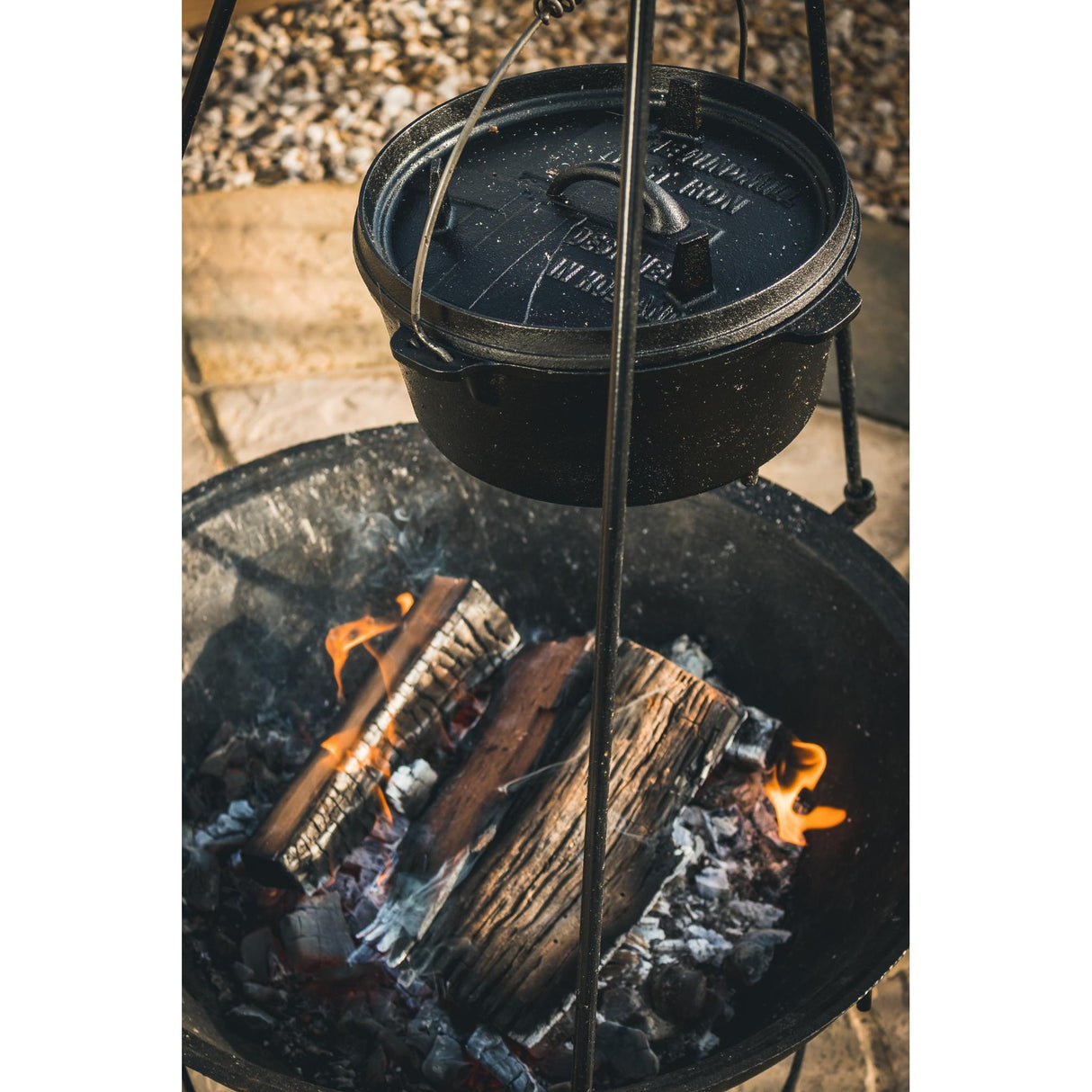 The Windmill Dutch Oven Poêle de cuisson 4,5 qt (noir, ø 25,5 cm | 3,8 litres)