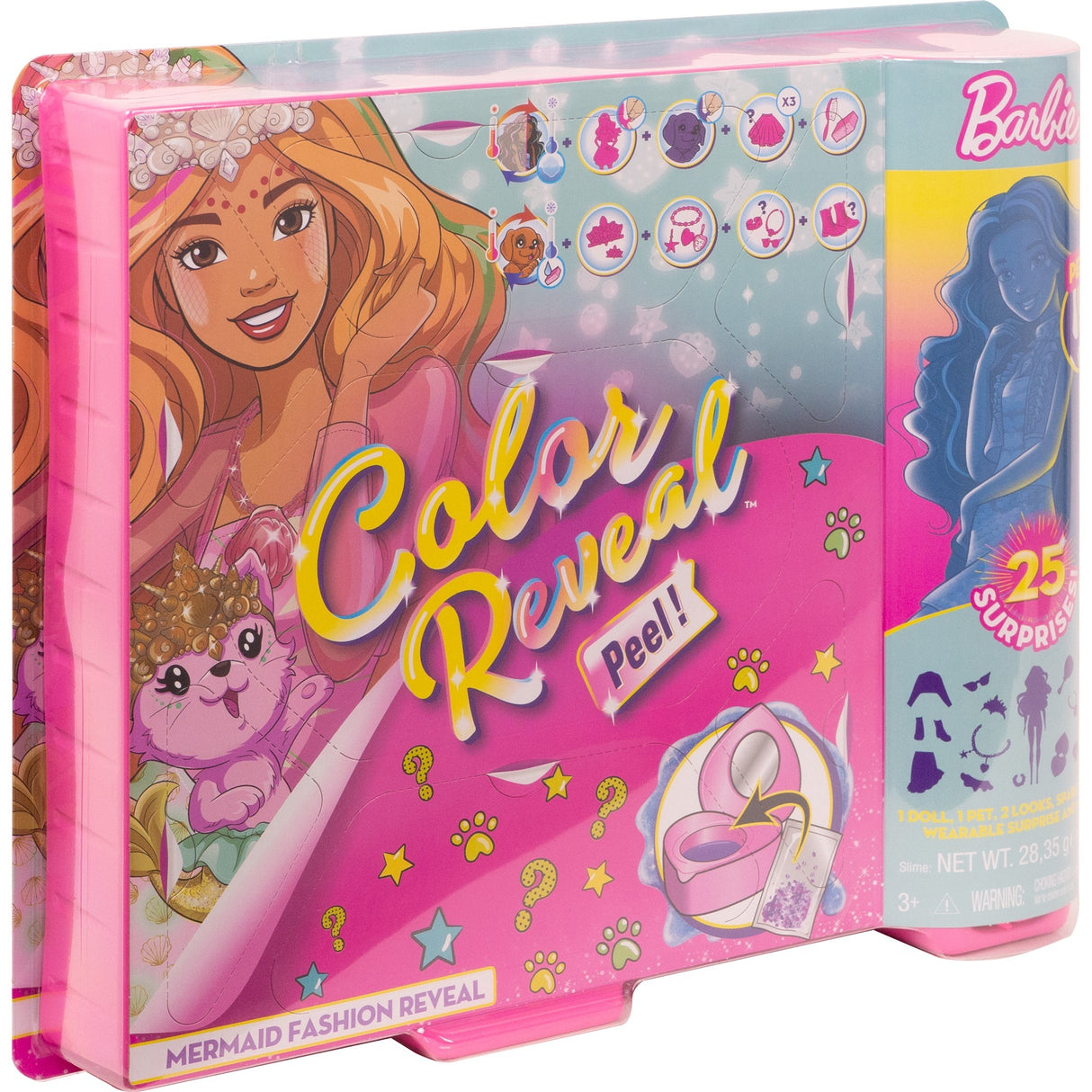 Couleur de Mattel révéler la sirène de la mode fantastique