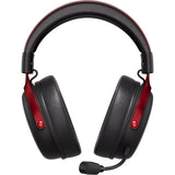 Casque de jeu supra-auriculaire sans fil Mchose v9 pro (noir rouge, ordinateur portable, smartphone, commutateur Playstation, Bluetooth filaire 2,4 g type-c)