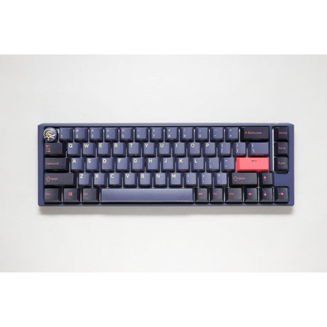 Clavier mécanique Ducky one 3 cosmic blue SF RGB (bleu foncé, disposition US (Qwerty), Cherry MX Red, 65 %, LED RVB, PBT double-shot, remplaçable à chaud, mécanique Quack)