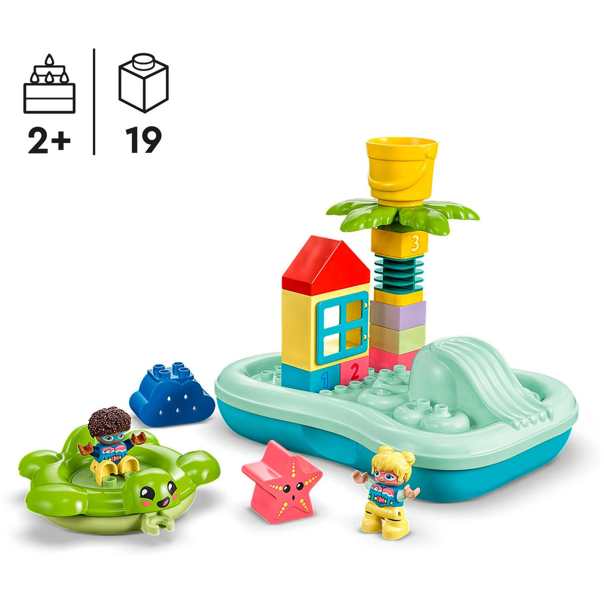 Lego Duplo - jouets de construction de parc aquatique (10989)