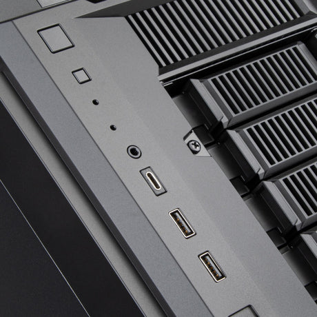 Boîtier mini tour Silverstone CS382 (noir | 2x USB-A | 1x USB-C)