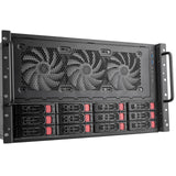 Silverstone rm61-312, rack, boîtier de serveur (noir | 6u)