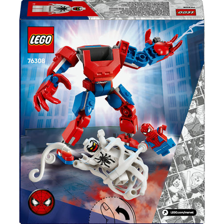 Lego super heros 76308 Le robot Spider-Man contre l'anti-venin