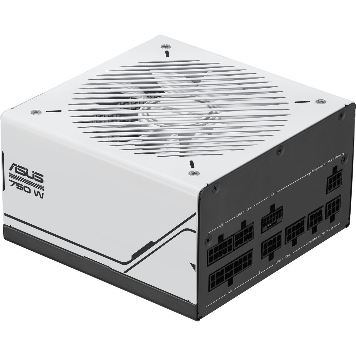 Alimentation modulaire Asus prime gold 750 watts (blanc, 1x 12v-2x6, 3x pcie)