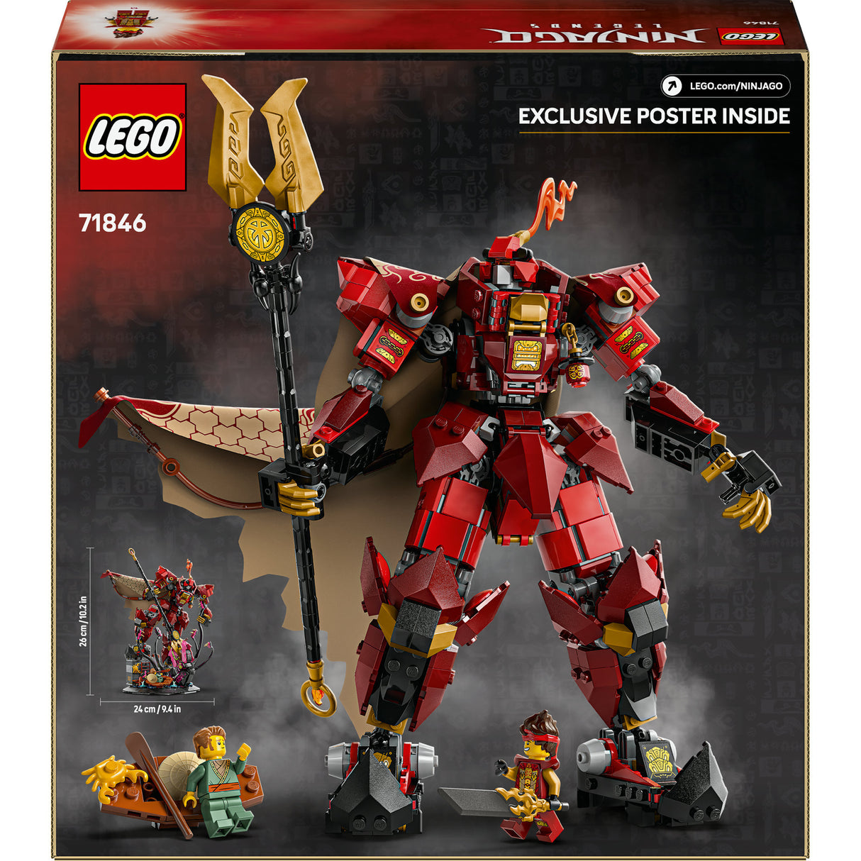 Lego 71846 Ninjago le robot chevalier du feu