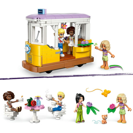 Ensemble de construction Lego ® Friends, un café aux plantes et un magasin de fleurs - 42671