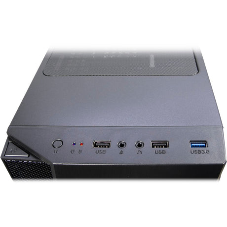 Boîtier tour midi Inter-tech T-11 Televen (noir | 3x USB-A | fenêtre)