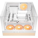 Soyez silencieux! base lumineuse 600 lx boîtier tour midi (blanc | 2x USB-A | 1x USB-C | RGB | verre trempé)