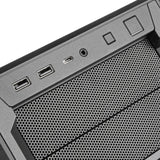 Boîtier tour midi Silverstone sst-sed1-b (noir | 2x USB-A | 1x USB-C)