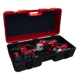 Einhell case e-box l70 35 - pour rangement universel - max. capacité de charge : 50 kg - rembourrage en mousse souple - conception résistante aux éclaboussures - poignée ergonomique